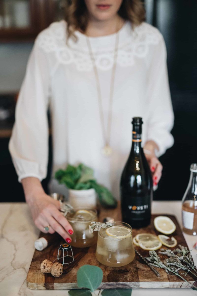 Holiday Prosecco Punch