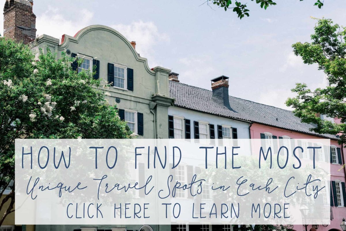 how to find unique travel spots in each city
