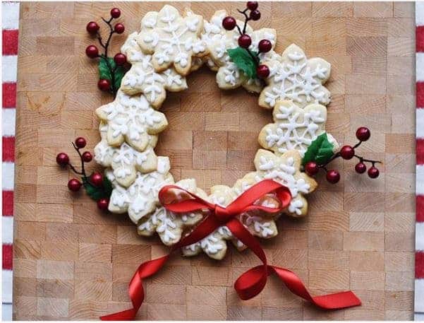 Christmas Cookie Recipe Wreath - Darling Down South